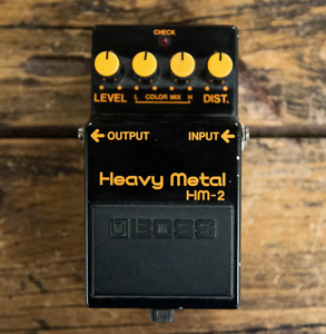 Swedish Chainsaw, the Helix model of a BOSS® HM-2 Heavy Metal Distortion (Made in Japan Black Label)