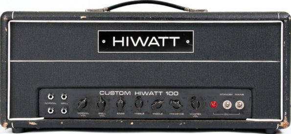 WhoWatt 100, the Helix model of a Hiwatt® DR-103 Brill