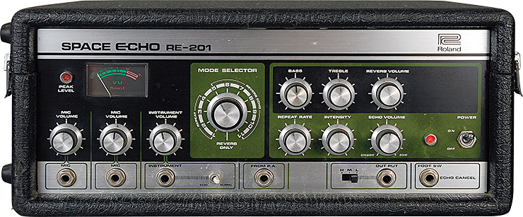 Cosmos Echo, the Helix model of a Roland® RE-201 Space Echo