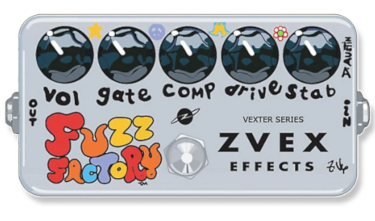 Industrial Fuzz, the Helix model of a Z.Vex Fuzz Factory